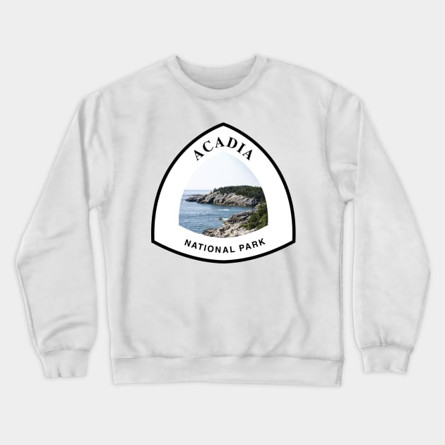 Acadia National Park trail marker Crewneck Sweatshirt by nylebuss